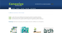 Desktop Screenshot of canawipe.com